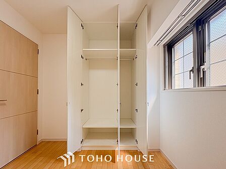 暮らし心地を大きく左右する収納を適材適所に配置。