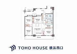 コスモ横濱ガーデン山 4LDKの間取図画像