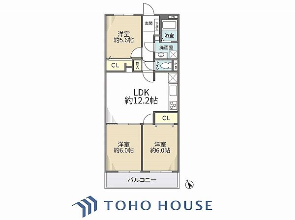 間取りを拡大表示