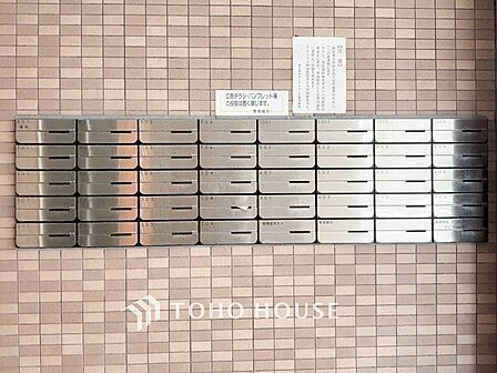 取り出しやすい郵便受け。
