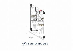 メゾン横浜能見台2 3LDKの間取図画像