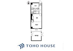 金沢文庫パールマンション 2DKの間取図画像