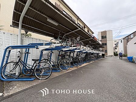 敷地内の駐輪場スペースです。