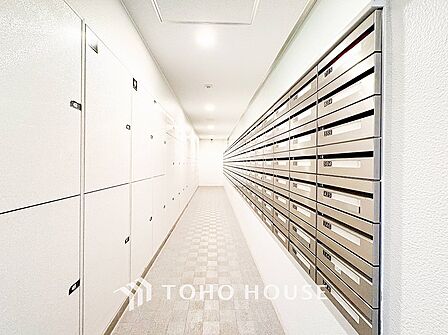 取り出しやすい郵便受け。