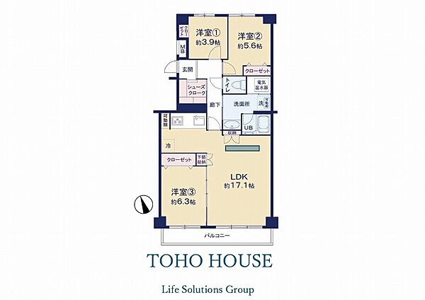 間取りを拡大表示
