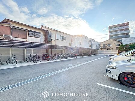 敷地内の駐輪場スペースです。