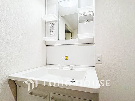 洗面台・洗面所ご家族の1日が始まり、1日の終わりを締めくくる洗面空間。