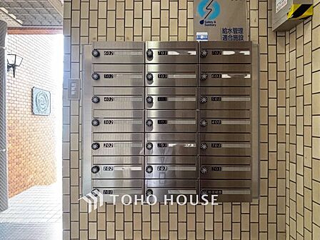 取り出しやすい郵便受け。