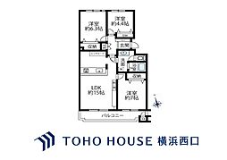 東急ドエルあざみ野カスタニア 3LDKの間取図画像