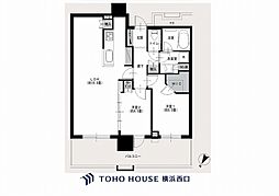 グレーシアタワー二俣川 2LDKの間取図画像