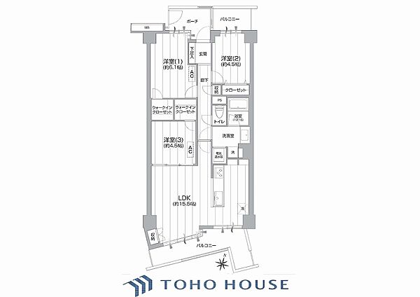 間取りを拡大表示