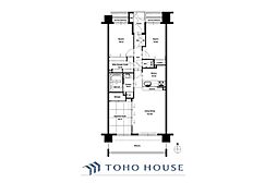 クレストフォルム鶴見グランステージ 3LDKの間取図画像