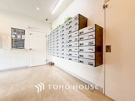 取り出しやすい郵便受け。