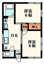 ハイコーポ和名ヶ谷B棟 2階