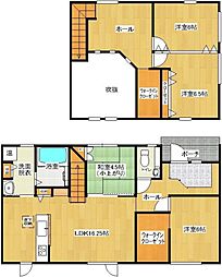 相内町　売家 4LDKの間取り