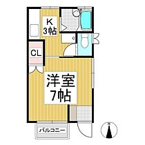 飯島アパート  ｜ 長野県長野市篠ノ井会（賃貸アパート1K・1階・26.00㎡） その2