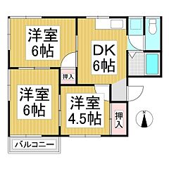 物件の間取り