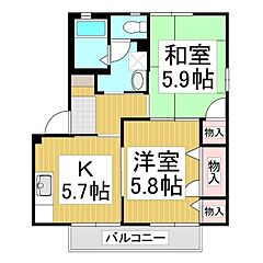 物件の間取り