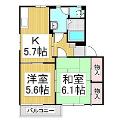 物件の間取り