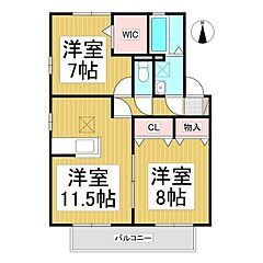 物件の間取り
