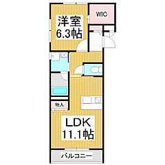 物件の間取り