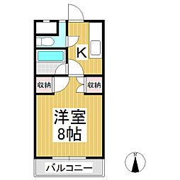 WESTVALLEY 1Kの間取図画像