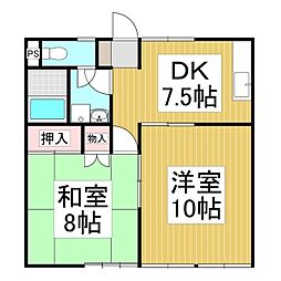 間取図画像 2DK