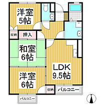 アパートメント石塔  ｜ 長野県長野市篠ノ井会（賃貸マンション3LDK・3階・62.00㎡） その2