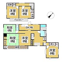 篠ノ井石川戸建  ｜ 長野県長野市篠ノ井石川（賃貸一戸建6DK・--・148.00㎡） その2