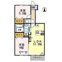 ビュー瀬原田  ｜ 長野県長野市篠ノ井布施五明（賃貸アパート2LDK・1階・53.31㎡） その2