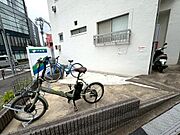 自転車置き場です。