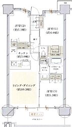 ヴェレーナグラン赤羽北ザ・マークス 3LDKの間取図画像