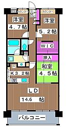 コンフォリア高島平2号館 3LDKの間取図画像