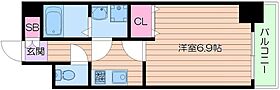 大阪府大阪市西区本田2丁目（賃貸マンション1K・6階・23.39㎡） その2