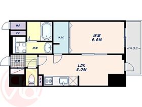 大阪府大阪市西区北堀江1丁目（賃貸マンション1LDK・13階・33.01㎡） その2