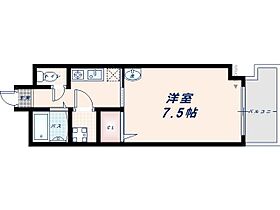 大阪府大阪市浪速区桜川2丁目（賃貸マンション1K・8階・24.80㎡） その2