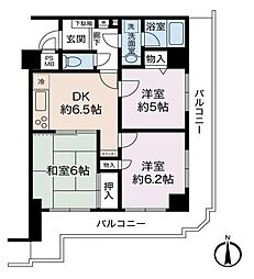 間取図画像 3DK