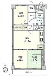 間取図画像 3LDK