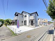 建物完成済み　すぐにご見学可能。土地面積は広々45坪以上