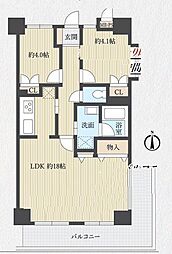 グレイス湘南台第2 2LDKの間取図画像