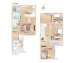 大和市上和田 新築戸建 全2棟 1号棟