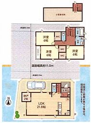 座間市立野台3丁目 新築戸建 全2棟 A号棟