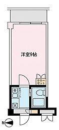 グランド伊勢山 ワンルームの間取図画像