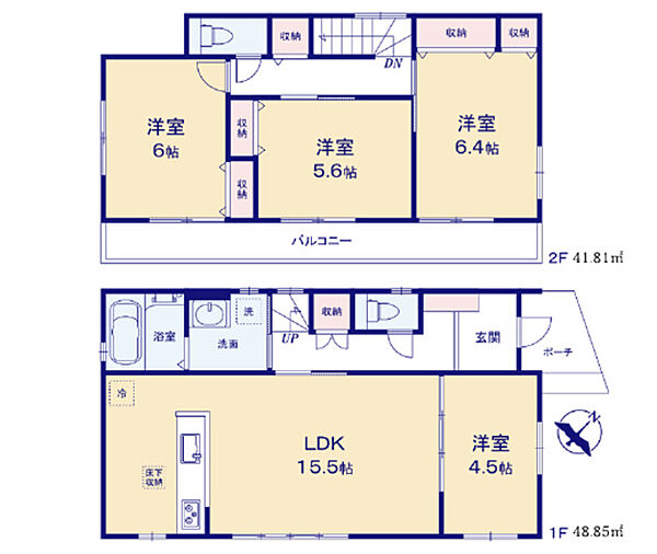 間取りを拡大表示