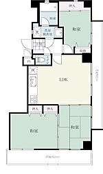 エスポワール武雄 3LDKの間取図画像