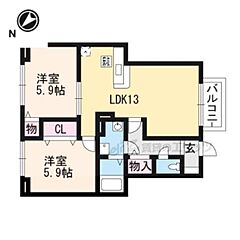 物件の間取り