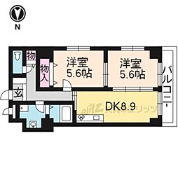 クッキィー3 2LDKの間取図画像