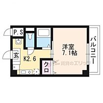 精美寤館 402 ｜ 滋賀県草津市野路東３丁目（賃貸マンション1K・4階・23.50㎡） その2