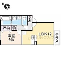 セジュールグランモア 203 ｜ 滋賀県彦根市地蔵町（賃貸アパート1LDK・2階・44.70㎡） その2