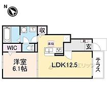 滋賀県彦根市八坂町（賃貸アパート1LDK・1階・44.70㎡） その2